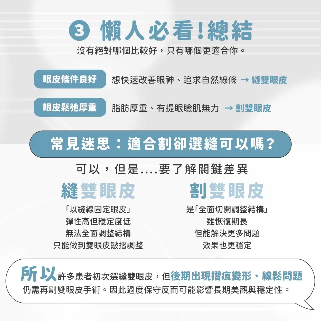【雙眼皮手術怎麼選？割還是縫？】一次搞懂手術差異、適合對象與效果解析