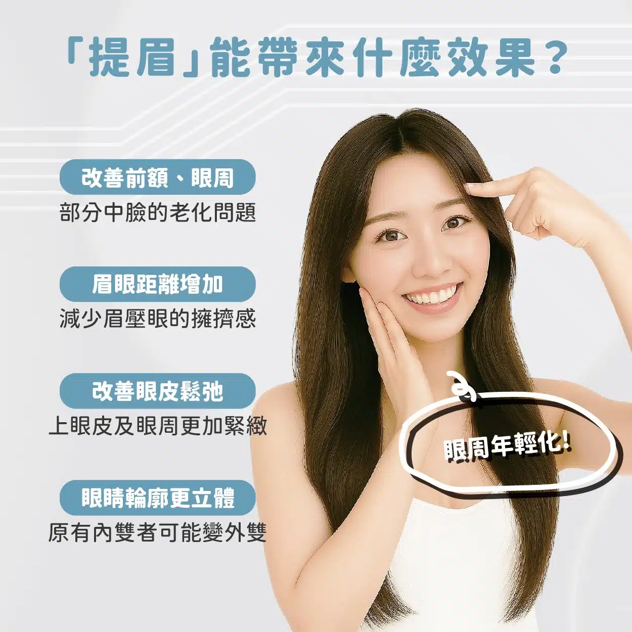 我適合做內視鏡提眉手術嗎？會不會太早？