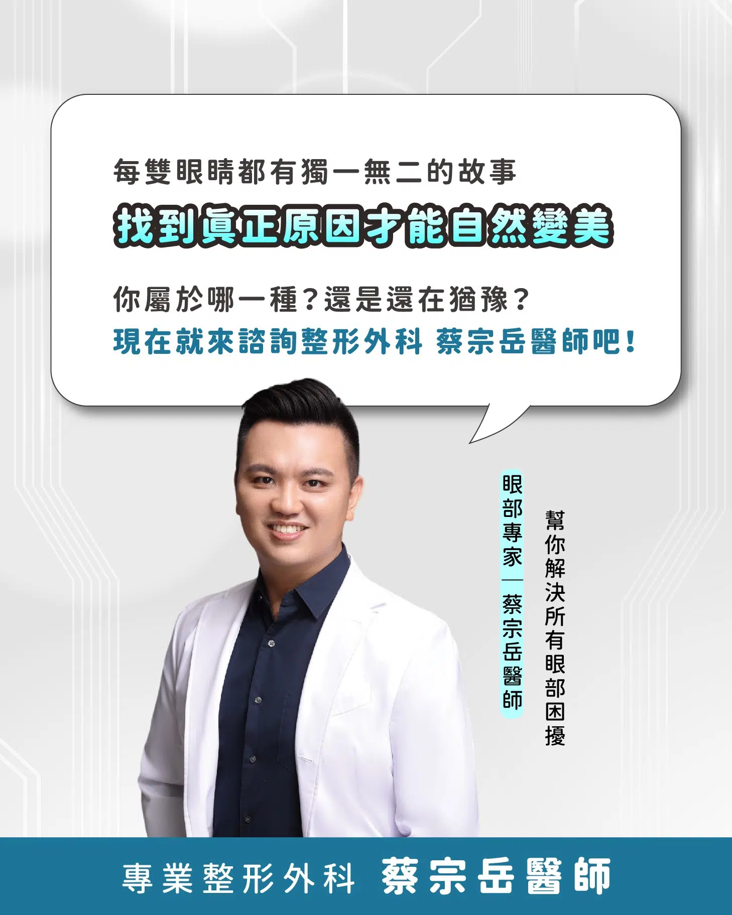 五大常見眼部困擾，一次看懂適合什麼手術！